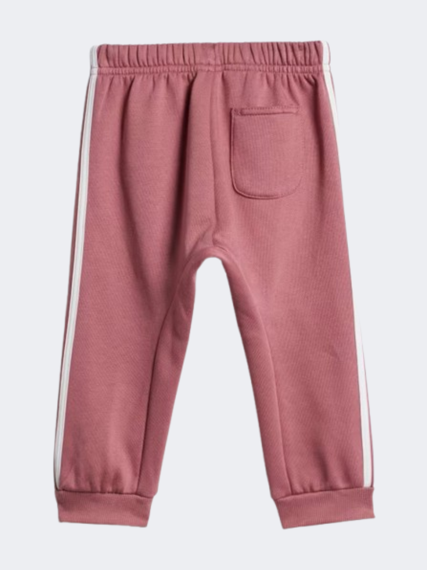 Adidas Badge Of Sport Logo Baby-Girls Sportswear Set Pink/White