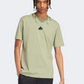 Adidas Brand Love Signature Graphic Men Sportswear T-Shirt Tent Green