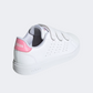Adidas Advantage Base 2 Ps-Girls Sportswear Shoes White/Bliss Pink