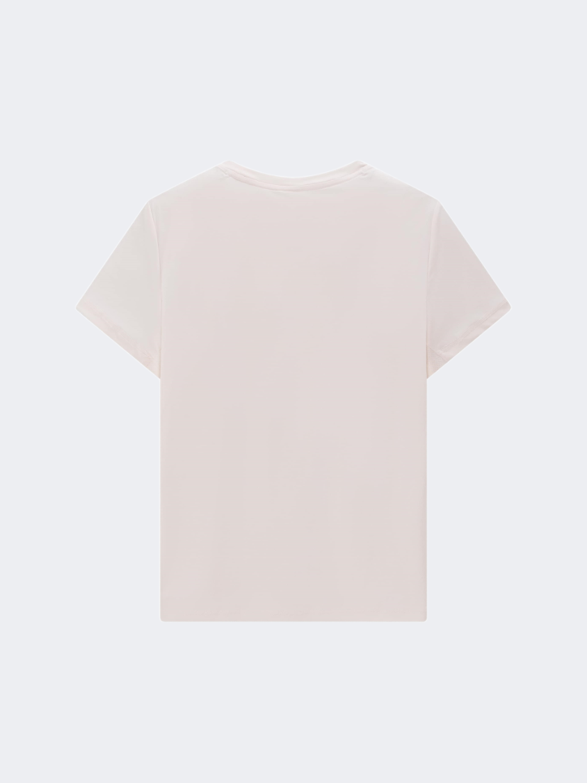 Erke Crew Women Training T-Shirt Seashell Pink