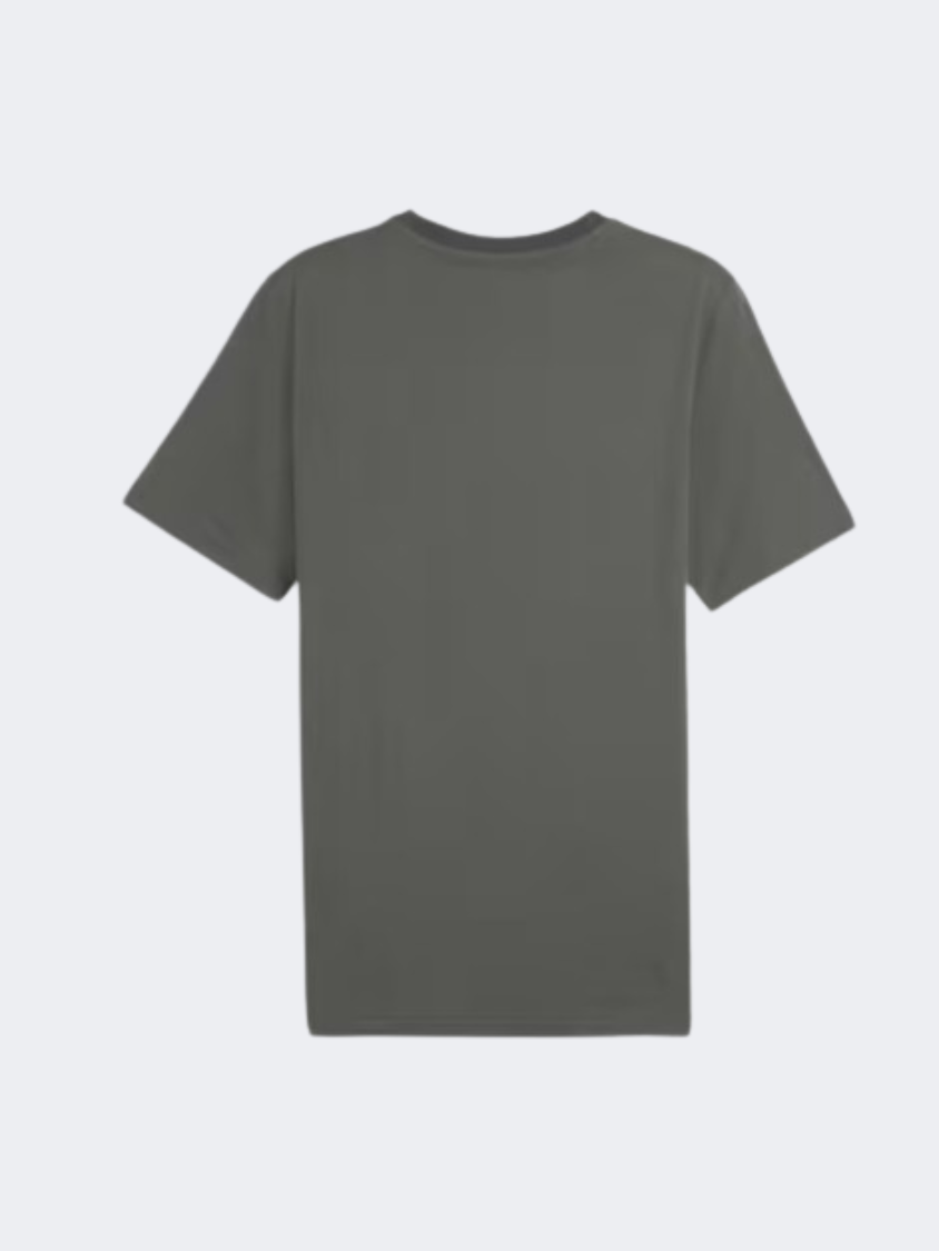 Puma Essential Plus Camo Graphic Men Lifestyle T-Shirt Mineral Grey