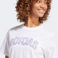 Adidas Tech Illustrate Graphic Women Sportswear T-Shirt White