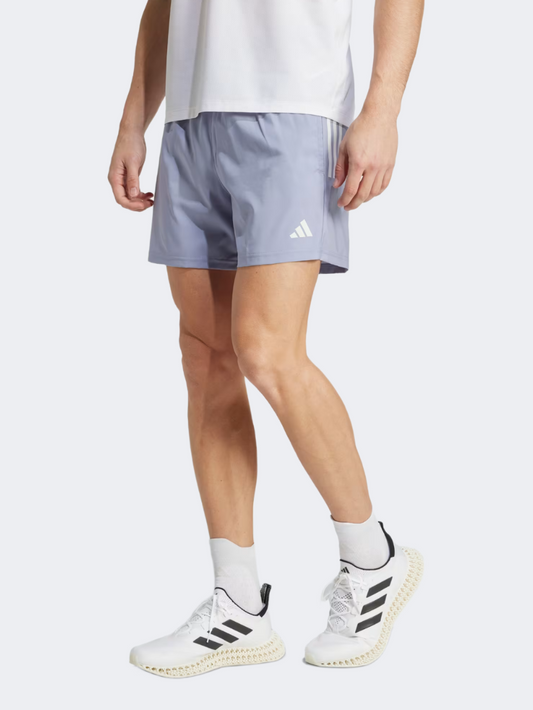 Adidas Own The Run Men Running Short Silver Violet