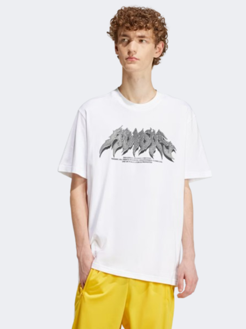 Adidas Flames Concert Men Original T-Shirt White/Grey