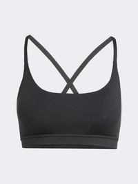 أديداس حمالة صدر تدريب نسائية خفيفة الدعم باللون الأسود