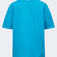 Oil And Gaz Round Neck Kids-Girls Lifestyle T-Shirt Blue/White