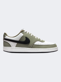 حذاء لايف ستايل للرجال Nike Court Vision Low أبيض/فضي/أسود