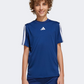 Adidas Train Essentials 3-Stripes Kids-Boys Sportswear T-Shirt Dark Blue/White