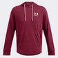 Under Armour Rival Terry Left Chest Logo Men Lifestyle Hoody Cardinal/White