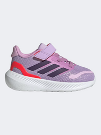 Adidas رنفالكون 5 حذاء رياضي للبنات الرضع بودر بلوم/أورورا