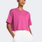 Under Armour Essential Campus Boxy Women Lifestyle T-Shirt Astro Pink/Black