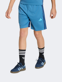 شورت كرة قدم للأولاد من Adidas Tiro 25 Essentials بلون إنك غامق/أزرق داكن