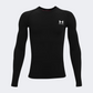 Under Armour Heatgear Armour Boys Training Long Sleeve Black/White