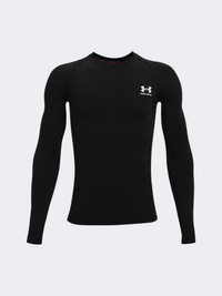 Under Armour Heatgear Armour Boys Training Long Sleeve Black/White
