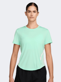 قميص جري نسائي نايك تمب سووش هبر داف باللون النعناعي والأبيض