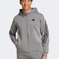 Adidas Future Icons 3 Stripes Men sportswear Hoody Grey Four