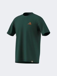Adidas Hike Men Sportswear T-Shirt Collegate Green