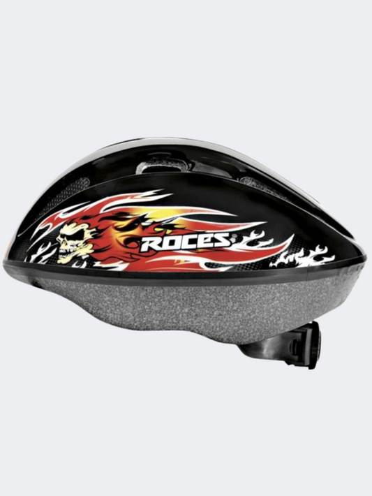 Roces Flames 5 Boys Skating Protection Black/Red/White