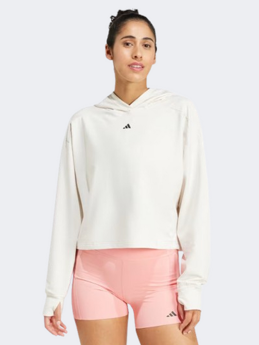 Adidas Power Women Training Hoody Chalk White
