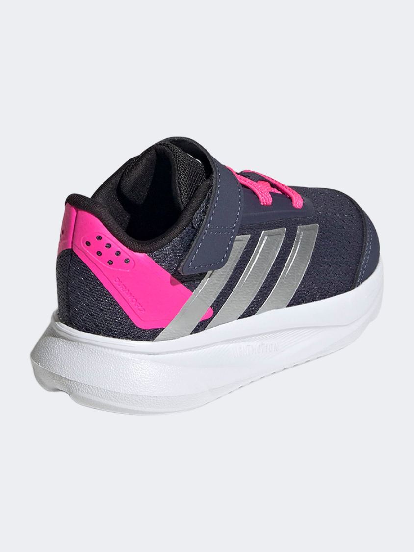 Adidas Duramo Sl Infant-Girls Running Shoes Navy/Metallic/Pink