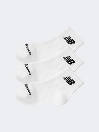 New Balance Lightweight Ankle 3 Pack Unisex Lifestyle Sock White