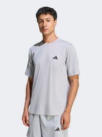 تيشيرت تدريبات رجالي Adidas Workout Essentials Feelready فضي هالو