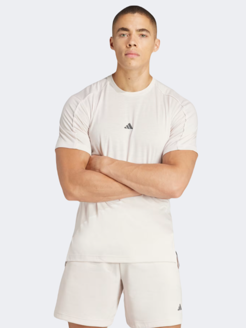 Adidas Yoga Men Training T-Shirt Putty Mauve