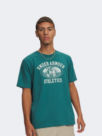تيشيرت رجالي كاجوال من Under Armour غلوب أخضر/أبيض
