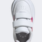 Adidas Breaknet 2 Infant-Girls Sportswear Shoes White/Fuchsia/Pink