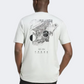 Adidas City Escape Space Graphic Men Sportswear T-Shirt Wonder Silver