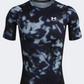 Under Armour Hg Armour Printed Men Training T-Shirt Midnight Navy/White