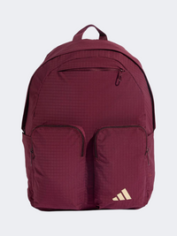 حقيبة ظهر تدريب نسائية من Adidas Essentials للعودة إلى الجامعة بقسم واحد لون خمري