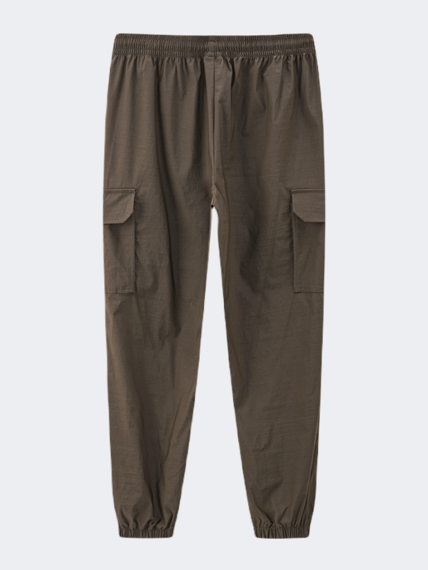 Erke Casual Cropped Men Lifestyle Pant Dark Brown