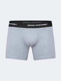 Oil & Gaz Cotton Men Underwear Boxer Grey