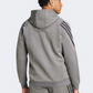 Adidas Future Icons 3 Stripes Men sportswear Hoody Grey Four