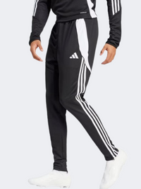 Adidas تيرو 24 بنطال كرة قدم رجالي أسود/أبيض