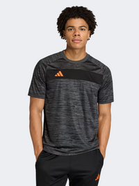 Adidas Tiro25 Essentials Men Football T-Shirt Black/Grey/Orange