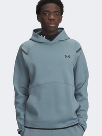 هودي نمط حياة رجالي Under Armour Unstoppable Fleece أزرق جاسبر