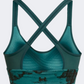 Under Armour Project Rock Infinity Lets Go Women Training Bra Teal/Black/Silt
