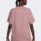 Nike Sportswear Essential Women Lifestyle T-Shirt Smokey Mauve/White