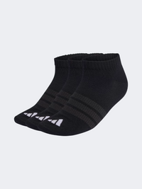 جوارب تدريب للجنسين من Adidas Essentials Low 3 Pack أسود/أبيض