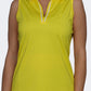 Oil And Gaz Slim Fit Women Fitness Tank Yellow