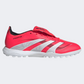 حذاء كرة القدم للرجال Adidas Predator League بلسان قابل للطي أحمر/أبيض/أسود