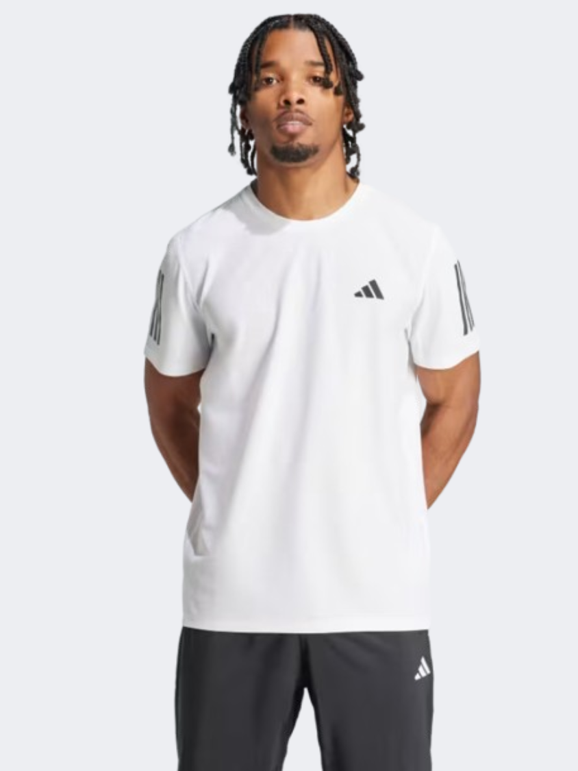 Adidas Own The Run Men Running T-Shirt White/Black