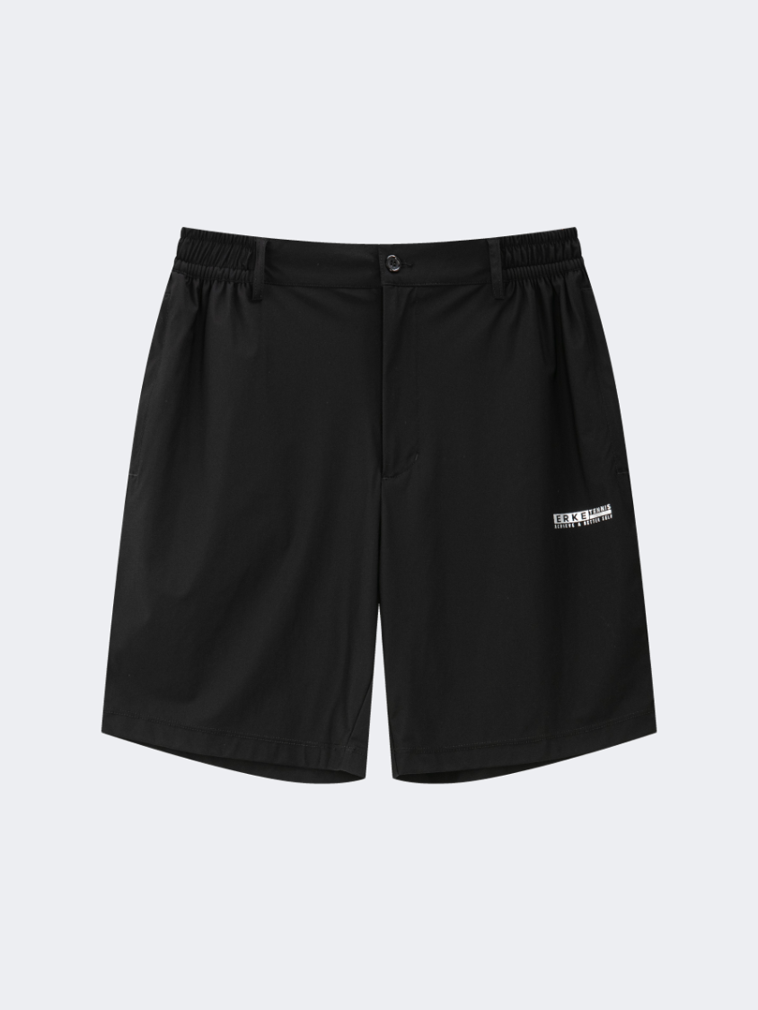 Erke Knitted Men Tennis Short Black