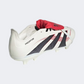 حذاء كرة القدم للرجال Adidas Predator League بلسان قابل للطي أبيض/أسود/روبي
