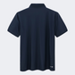 Erke Men Tennis Polo Short Sleeve Dark Blue