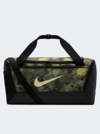 حقيبة تدريب رجالية Nike Brasilia Camo S 41L أخضر زيتي/حليبي