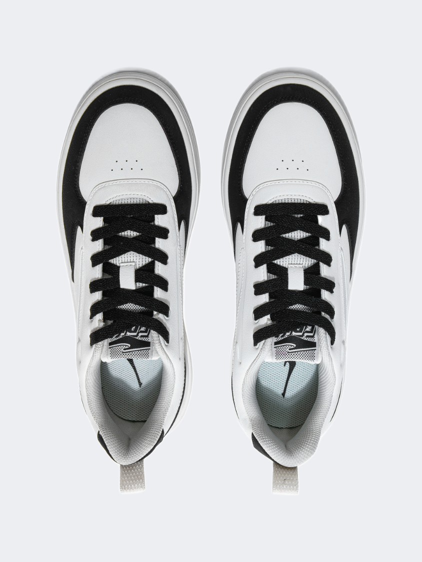 Erke Skateboard Men Lifestyle Shoes Light White/Black