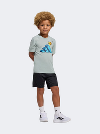 طقم ملابس رياضية أولاد صغار Adidas Minecraft Training صيفي Wonder Sage